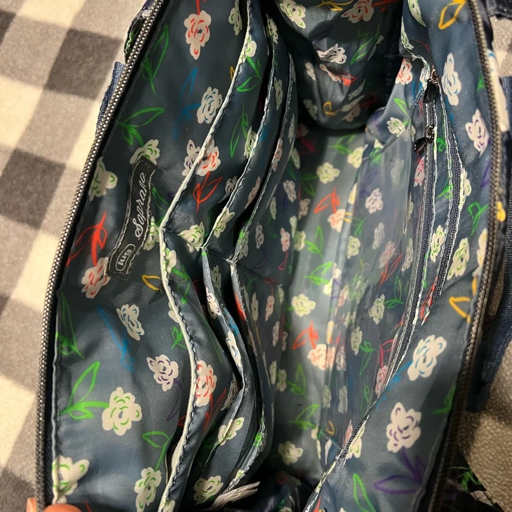 Lug Navy Floral Tote Bag - Picture 3 of 6